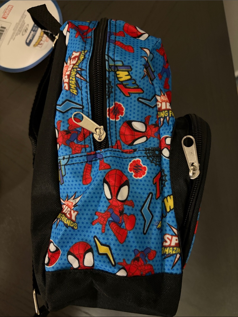 Marvel Kids Backpack - Blue & Red Spidey Pattern - Picture 6 of 14